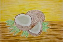 Still life with coconut by giart