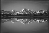 Lake Pukaki mirrors Mt. Cook by David Halperin