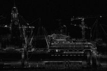 Hafen Dunkelheit  von Bastian  Kienitz