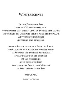 Winterschnee von Frank Kiesel