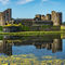 Caerphilly-castle-across-the-moat