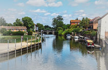 The River Avon At  Tewkesbury by Ian Lewis