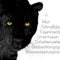 Leopard-schwarz-werte-wandbild