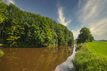 Kanal  in Ostfriesland von Rolf Müller