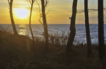 Sonnenuntergang an der Ostsee von Rolf Müller