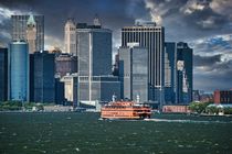 Staten Island Ferry & Lower Manhattan by David Halperin