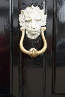 Door Knocker at Lavenham Suffolk England by GEORGE ELLIS