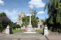 Church & War Memorial Tring Hertfordshire by GEORGE ELLIS