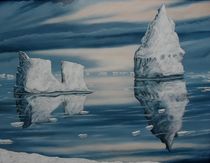 Iceberg in the northern light von uko post