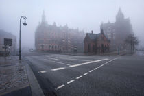 Speicherstadt im Nebel von Simone Jahnke