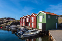 Bootshäuser in Smögen by Rico Ködder