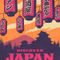 Japantourismlantern-30x40-orange