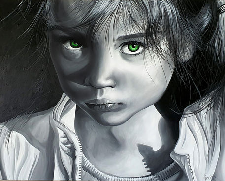 Green-eyed-girl