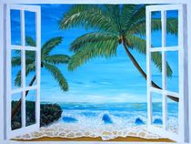 Karibische Hideaway Träume am Fenster zum Meer by M.  Bleichner