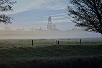 Niederrheinlandschaft mit Oedter Wasserturm by Frank  Kimpfel