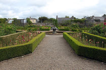 Garden At Roscrea Castle Ruins Roscrea County Clare Ireland 10 by GEORGE ELLIS