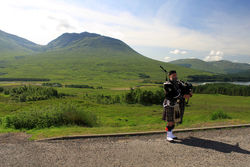 Lone-piper-near-glen-coe-scotland