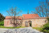 Kloster zum Heiligen Kreuz und Stadtmauer in Rostock von Rico Ködder