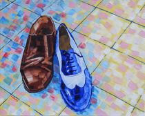 18. A Pair of Shoes 2017 by Anthony D. Padgett (after Van Gogh Arles 1888) von Anthony Padgett