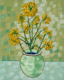 23. Rapeseed after Still Life Vase with Fourteen Sunflowers 2017 by Anthony D. Padgett (after Van Gogh Arles 1888) by Anthony Padgett