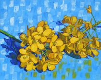 24. Rapeseed after Two Cut Sunflowers 2017 by Anthony D. Padgett (after Van Gogh Paris 1887) by Anthony Padgett