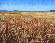 57. Wheat Fields 2017 by Anthony D. Padgett (after Van Gogh Auvers sur Oise 1890) by Anthony Padgett