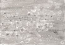 Aquarell Hintergrund mit Flecken und Streifen in Grau  by Heike Rau