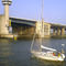 'Navigation Tower Van Brienenoord Bridge River Lek Netherlands 02' von GEORGE ELLIS