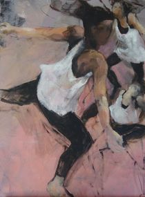 Tänzerinnen auf rosa by Petra Herrmann