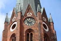 St. Petri Kirche Buxtehude Turmuhr by alsterimages