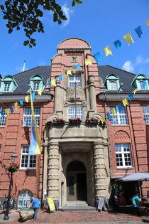 Eingang Rathaus Buxtehude von alsterimages