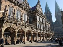Rathaus Bremen Dom by alsterimages