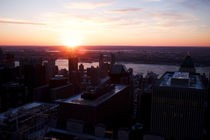 Sonnenuntergang am Rockefeller Center by Michael Winkler