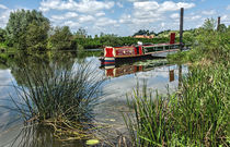 Moored on the Avon At Tewkesbury by Ian Lewis