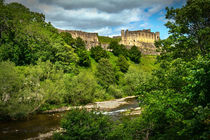 Richmond Castle Above The Swale by Ian Lewis