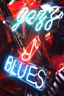 Neon Blues von Robert Matta