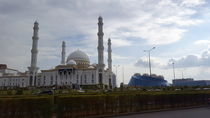 Panoramic view of Astana city, Nur Sultan, Kazakhstan von ambasador
