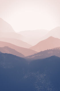 Mist Mountains Landscape von cinema4design