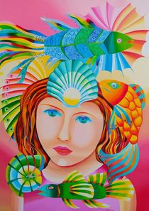 The fisherwoman by Mairim Perez Roca