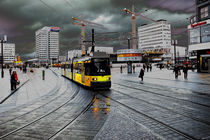Straßenbahn auf dem Alex by Christian Behring