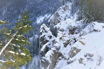 Bergblick im Winter von Franziska Hub