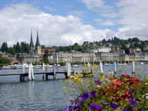 Historic city center of Lucerne and lake Lucerne ,Switzerland von ambasador