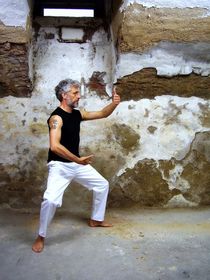 Tai chi in a lost place by Michael Raab