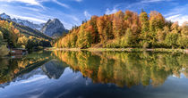 Herbst am Riessersee in Bayern by Achim Thomae