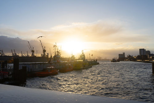 Artflakes-sunset-at-the-harbour