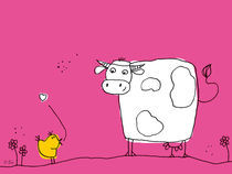Das Küken und die Kuh by Evi Gasser