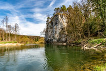 Der Amalienfelsen am Donauufer von mindscapephotos
