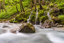 Idyllischer kleiner Wasserfall by mindscapephotos