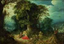 The Rest on the Flight into Egypt  by Abraham Govaerts