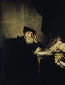 A Philosopher in his Study  by Abraham van der Hecke